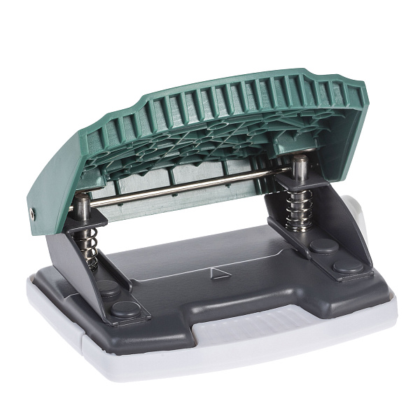 Дырокол на 20 листов Hatber "Energy", пластиковый, с линейкой, ассорти