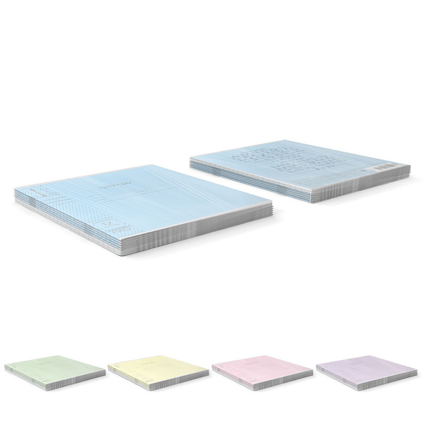 Тетрадь 12 листов в частую косую линию пластиковая обложка ErichKrause Классика CoverPrо fizzy, А5+, на скобе _MIX-PACK