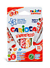 Фломастеры  со штампами Carioca   Stamperello   6 цв 42279 коробка с европодвесом