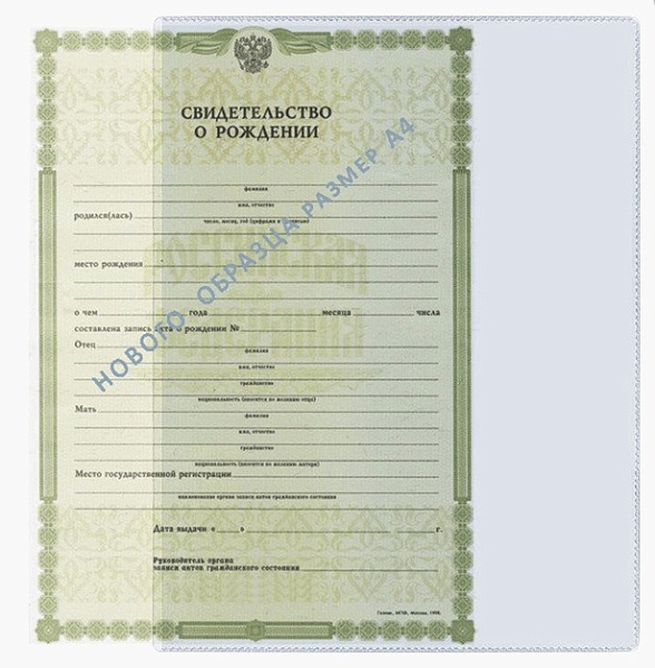 Обложка-карман для документов и свидетельств "deVENTE" A4 (222x305 мм), ПВХ 300 мкм, антибликовая поверхность, без отверстий, горизонтальный вход, прозрачная