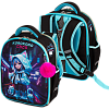 Рюкзак школьный "deVENTE. Junior. Korokoro" жесткий 35x27x13 см (14 л) вес 800 г, 1 отд. на молнии с разделителями для учебников, с органайзером, 1 отделение для формата A4, 2 боковых кармана сеточкой на резинке, эргономичная формоустойчивая спинка с