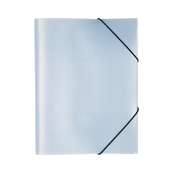 Папка на резинке А5 "Expert Complete" Trend ICEberries  600 мкм 25 мм лён 1 шт. лёд