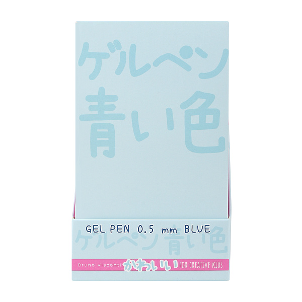 Ручка гелевая 0,5 мм UniWrite.KAWAII ANIMALS, СИНЯЯ