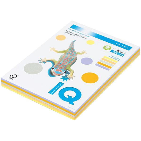 Бумага А4 80 гр.   250л "IQ color trend Mixed Packs" 