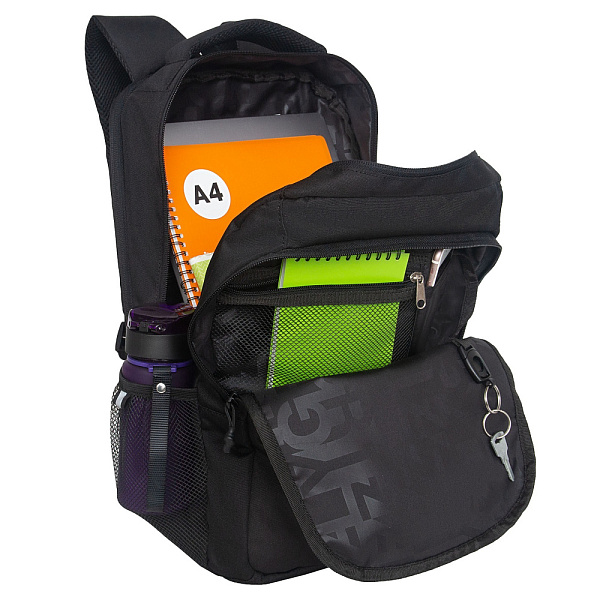 Рюкзак (/3 черный - оливковый)