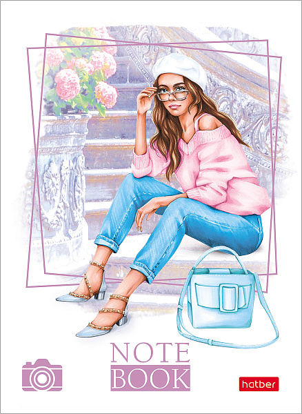 Блокнот А6 48 л. кл. "Мир твоими глазами" 8 дизайнов