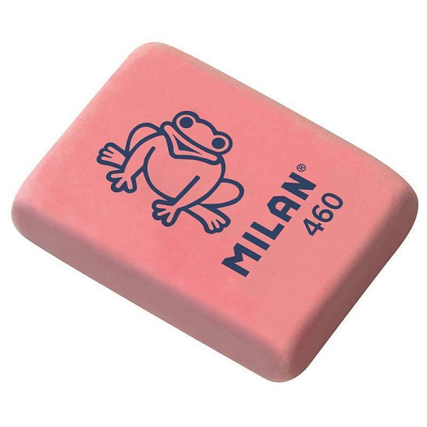 Ластик Milan "460", прямоугольный, синтетический каучук, 31*23*7мм