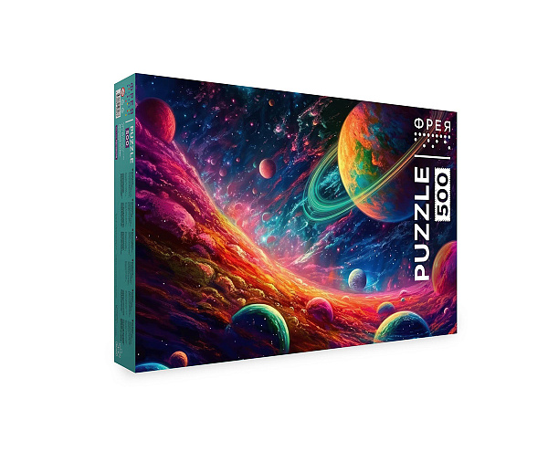 Пазл 500 эл. "Неоновый космос" "ФРЕЯ"