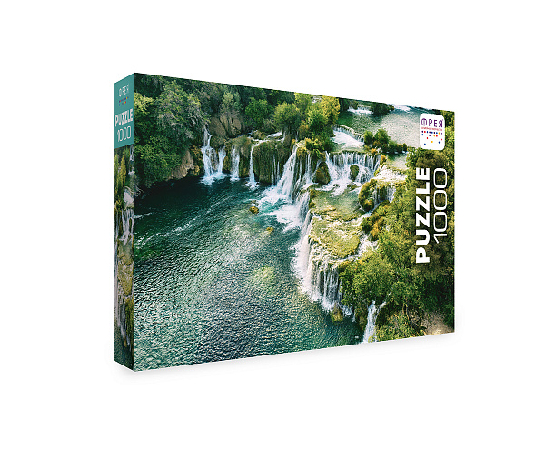Пазл 1000 эл. "Плитвицкие озёра. Хорватия" "ФРЕЯ"