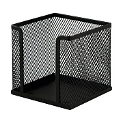 Бокс для бумажного блока "deVENTE" 9,5x9,5x6 см, металлический, черный