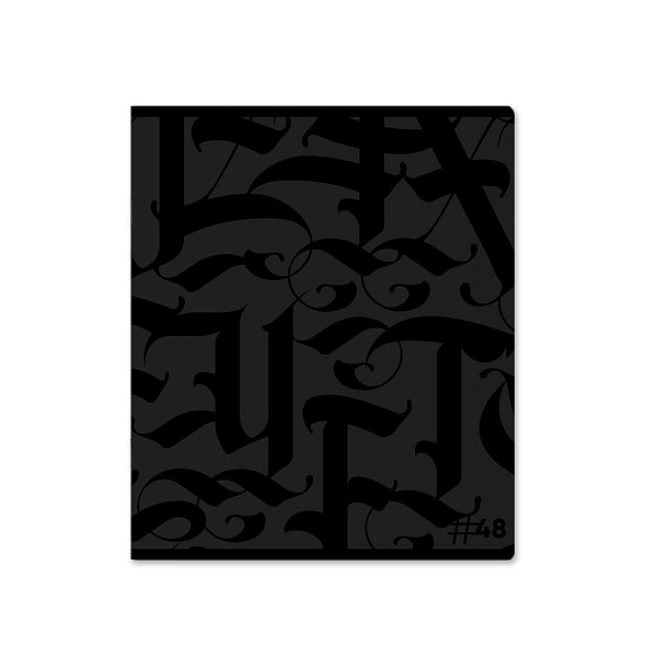 Тетрадь 48 л. кл. "Lettering твин-лак_MIX-PACK ErichKrause 