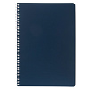 Тетрадь А4 96 л. кл. на гребне "SoloMatte" - Сапфир 60-65г/кв.м перфорация на отрыв ламинац.SOFT-TOUCH