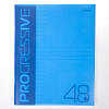 Тетрадь 48 л. лин. Пластиковая обложка. PROGRESSIVE (Синяя) 65г/кв.м 