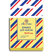 Бумага на л/п  76*76 80л. "Attomex" желтая
