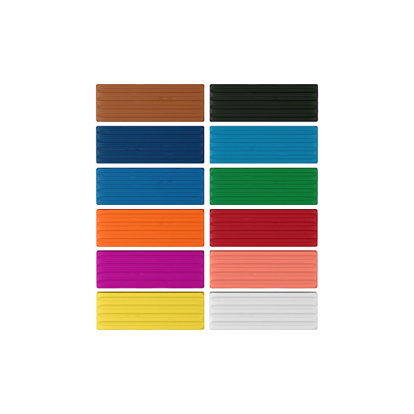 Пластилин 12 цв. ErichKrause light классический, 192 г (во флоупаке с европодвесом)