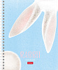Тетрадь 48 л. кл. на гребне "Хвостики и ушки", 65г/кв.м мат.ламин. 4 диз.