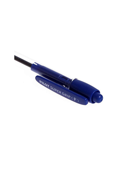 Ручка шариковая автоматическая d=0,7 мм "Super Grip", резиновый упор, масляная основа, синяя