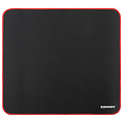 Коврик компьютерный для мыши большой SONNEN "CYBER OUTLAW", ткань + резина, 400х355х3 мм