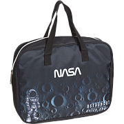 Папка для тетрадей, ИЗО и технологии "deVENTE. NASA" A4 (36x28x8 см) с расширением 8 см, плотный износостойкий полиэстер с водоотталкивающей пропиткой, с каучуковой аппликацией, на молнии сверху, каучуковая аппликация, с внутренним карманом, с подкла