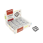 Точилка 2 отв. металлическая deVENTE. Shell