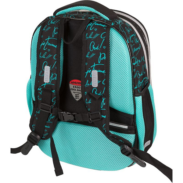 Рюкзак школьный "deVENTE. Choice Lite. Paris Girl" жесткий 38x29x17 см (17 л) вес 800 г, 1 отделение на молнии с разделителями для учебников, 1 отделение с органайзером, 2 боковых кармана сеткой на резинке, эргономичная формоустойчивая вентилируемая 