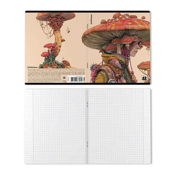 Тетрадь 48 л. кл. "Forest Fashion", твин-лак ErichKrause _MIX-PACK