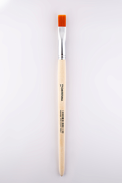 Кисть синтетика плоская №12