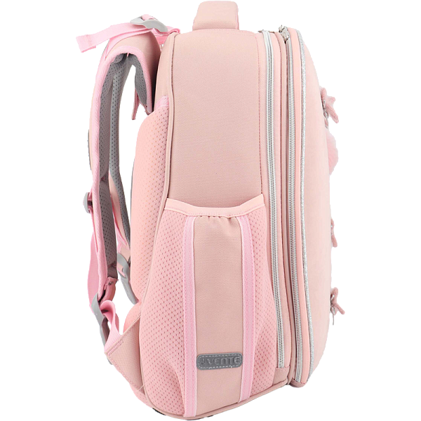 Рюкзак "deVENTE. Choice. My Dream" школьный жесткий 38x28x16 см (17 л) вес 950 г, плотный износостойкий полиэстер с водоотталкивающей пропиткой, 2 отделения на молнии (одно отделение на молнии с разделителями для учебников и фиксатором с утяжкой на с