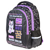 Рюкзак Hatber STREET -Кот-мечтатель- -40х26х19см- полиэстер светоотраж. 2 отделения 3 кармана