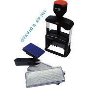 Датер автоматический heavy-duty "deVENTE" 6417, 4 мм, с 12 бухгалтерскими терминами, в картонной коробке