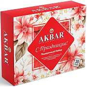 Чай подарочный, Акбар, 6 видов по 5 конв.
