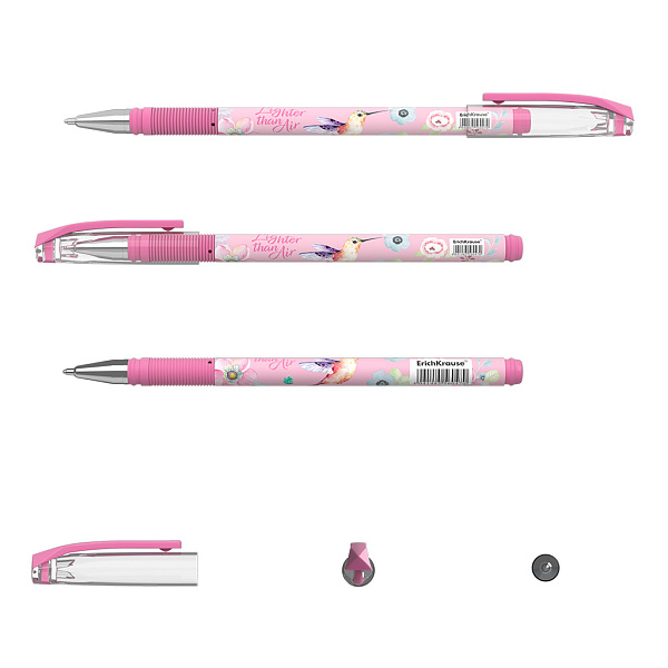 Ручка шариковая ErichKrause ColorTouch® Colibri, цвет чернил синий 