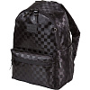 Рюкзак "deVENTE. TOTAL BLACK" подростковый 44x31x20 см (19 л) 650 г, текстильный  жаккардовой клеткой, уплотненная спинка