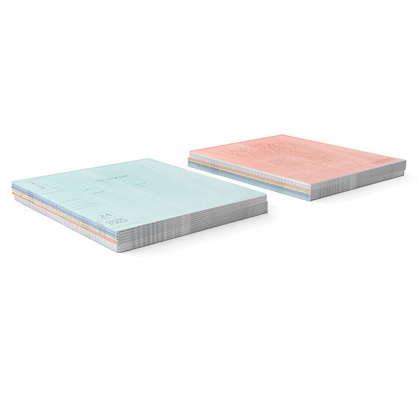 Тетрадь 24 листа в линию пластиковая обложка ErichKrause Классика CoverPro matt, Pulse, А5+, на скобе MIX-PACK