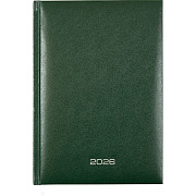 Ежедневник 2026 "Attomex. Orion" A5 (145 ммx205 мм) 336 стр, зеленый, белая бумага 70 г/м², печать в 1 краску, твердая обложка из бумвинила с поролоном, тиснение фольгой, 1 ляссе, в термоусадочной пленке,