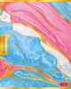 Тетрадь 80 л. кл. "Яркий мрамор" металлизиров.картон