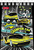 Блокнот А7 40 л. кл. на гребне "Авто чемпион" 65г/кв.м Обл. мел.картон 