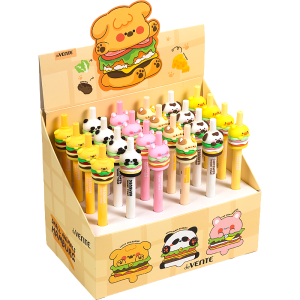 Карандаш вечный автомат.  2 мм "deVENTE. Cute Hamburger" с декор.элементом, наконечник металл