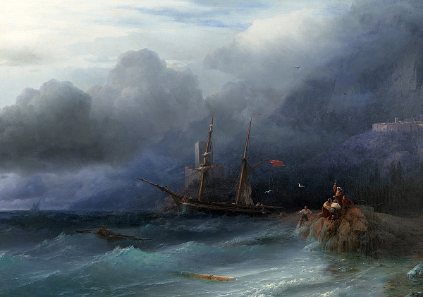 Пазл Третьяковская галерея 1000 эл. "Айвазовский И.К. Буря". 1857 "ФРЕЯ"