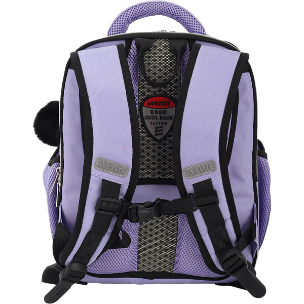 Рюкзак "deVENTE. Junior. Amai Menoko" школьный жесткий 35x27x13 см (14 л) вес 800 г, плотный износостойкий полиэстер с водоотталкивающей пропиткой, 2 отделения (одно отделение на молнии с разделителями для учебников и органайзером, другое отделение н