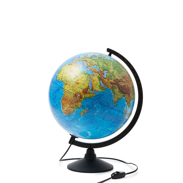 Глобус Физический с подсветкой 320 мм Классик