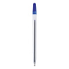 Ручка шариковая 0,7 мм "Attomex" прозрачный корпус, индивидуальная маркировка, синяя