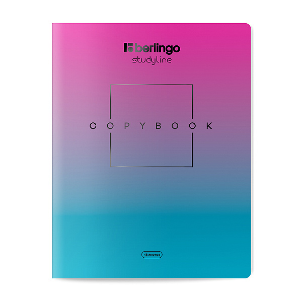 Тетрадь 48л., A5, клетка Berlingo "Radiance", 80г/м2, софт-тач, ассорти