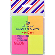 Бумага на л/п 40*50 50л. "Attomex" офсет 75 г/м², 4 неоновых цвета, европодвес