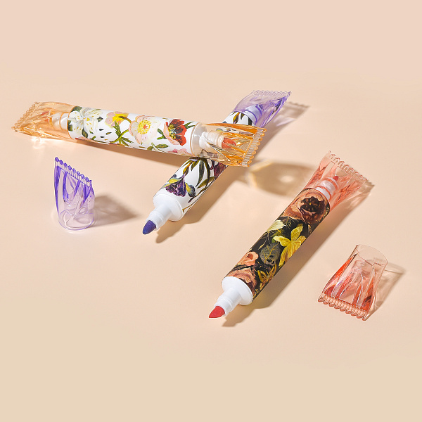 Маркер-текстовыделитель С ЗАПАХОМ "FLORA. LUSH BOUQUET", РОЗОВЫЙ