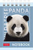 Блокнот А7 40 л. без линовки на гребне "Дикие и свободные" тонир. блок