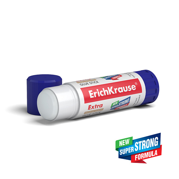 Клей-карандаш ErichKrause® Extra, 21г (в пакете по 3 шт.)