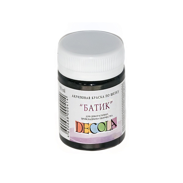 Акрил шелк батик 50 мл Декола Черная 