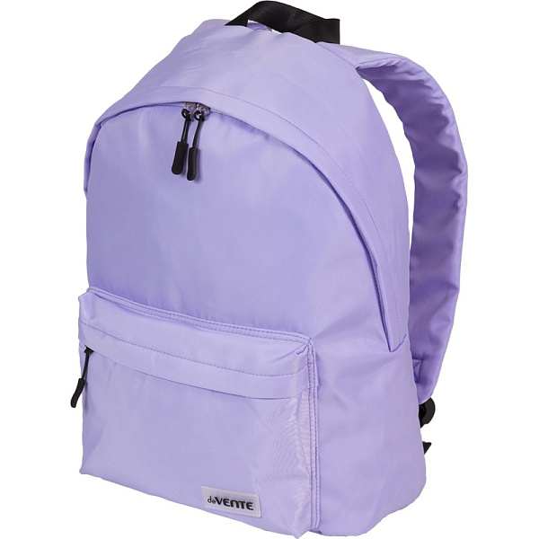Рюкзак "deVENTE. Color Balance" подростковый 40x29x17 см (14 л) 250 г, нейлон, подклад, 1 отделение на молнии, 1 передний карман, аппликация из каучука, сиреневый