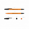 Ручка шариковая ErichKrause® R-301 ORANGE 0.7 Stick черная (22188)
